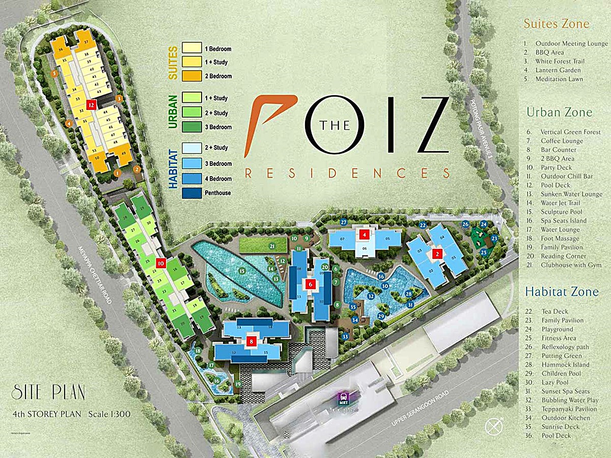 The Poiz Residences Site Plan